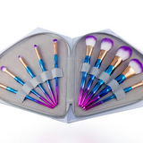 10 PIECE UNICORN VEGAN BRUSH SET WITH DIAMOND CASE